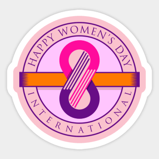 Happy women's day Sticker